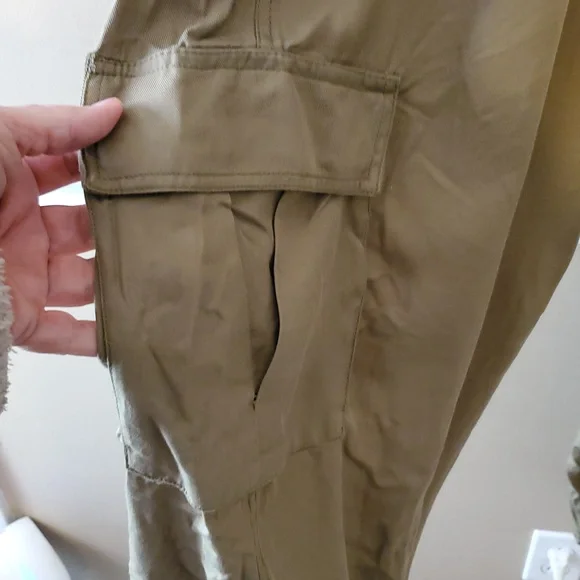 Free People Palash Cargo Pant In Green Size M - Picture 7 of 12